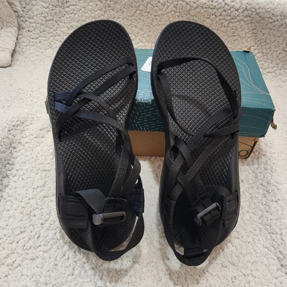 NEW Chaco Women's Zcloud X Sandal, Solid Black SIZE 9 - Picture 1 of 6